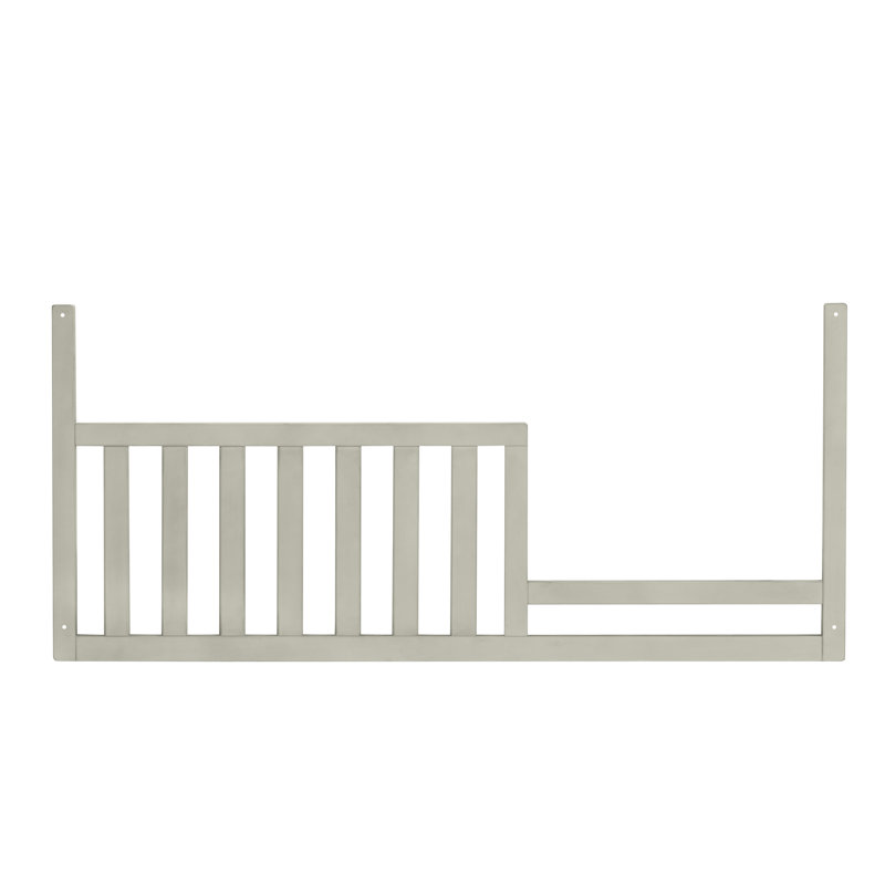Espresso Wood Toddler Bed Safety Guard Rail