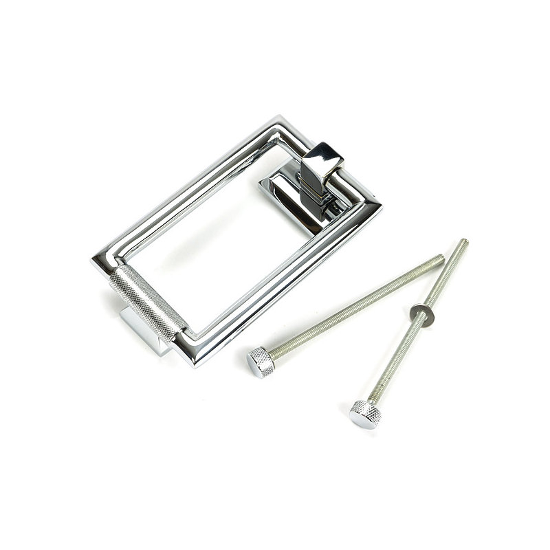 Brompton Door Knocker, Polished Chrome