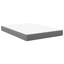 Vidaxl Bed Mattress With Mattress Light Grey  Fabric-117669062