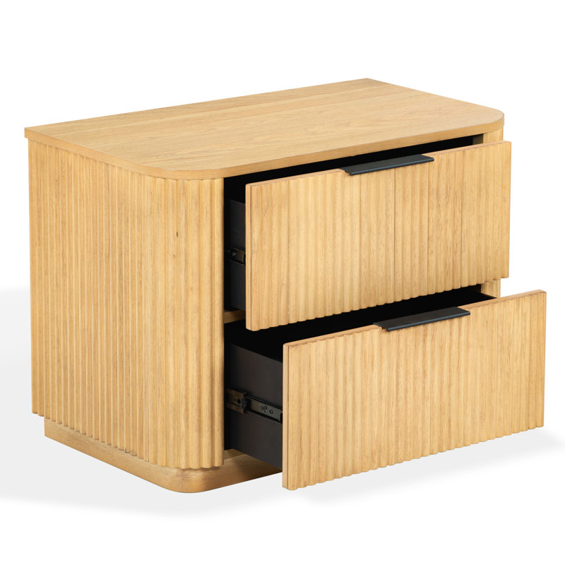 Nohoff 2 Drawer Nightstand