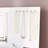 Flip Top Vanity Desk with LED Mirror and Built-in Outlet