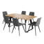 Ensemble de salle à manger extensible avec chaises rembourrées Jilliann-1403823904-1363035385