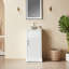 Meuble-lavabo simple autoportant de 18 po avec plateau entièrement assemblé-129193785