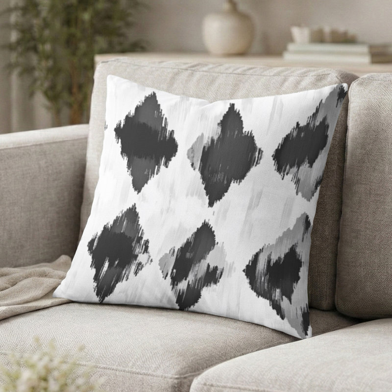Coussin Modern Modern - Ikat Calm, H 20 po x l 20 po
