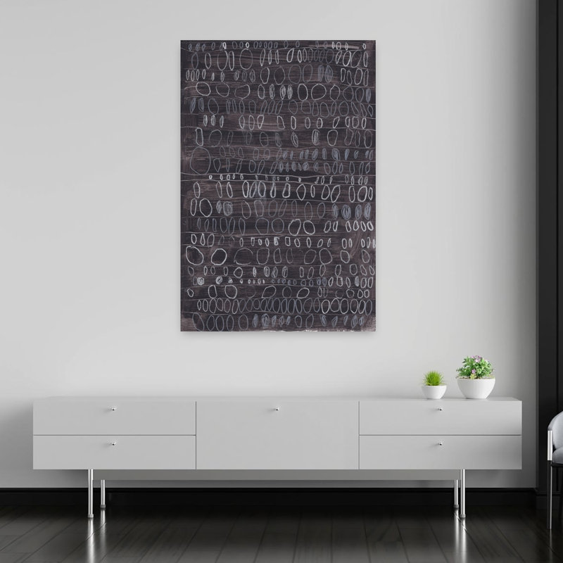 Nights awake Abstract Elegant Organic Wall Art Print 1 Piece Wrapped Canvas Wall Art, 152.4cm H x 101.6cm W