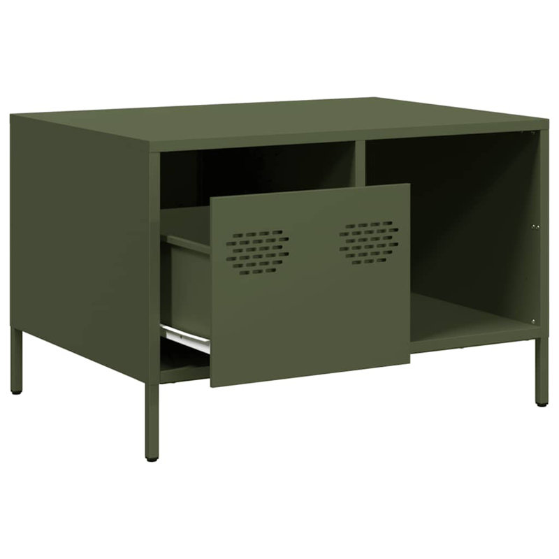 Withernsea Coffee Table with Storage, Olive Green