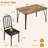 Morrigan 4 - Person Four Leg Dining Set-513351190-497658684