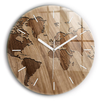 Glass Wall Clock