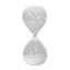 Set Of 2, 10" Ferdinand 60-Minute Hourglass, White Sand