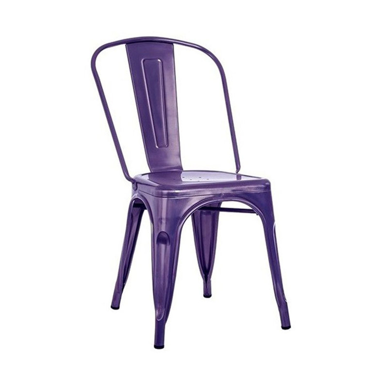 Chaise de patio empilable Hakana, Mauve