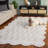 Ebony Hand Tufted Wool, Cotton Checkered Indoor Rug-199489774