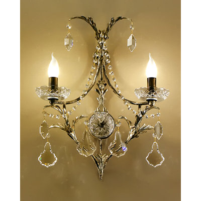 2-Light Candle Wall Light