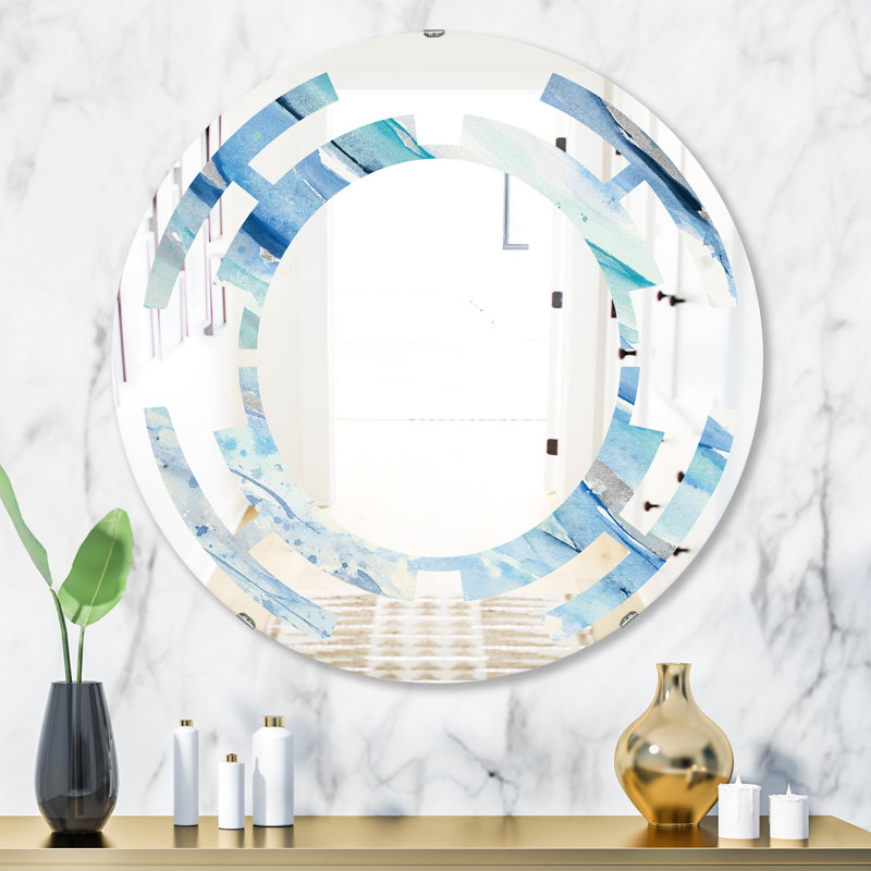 Spring I Space Modern & Contemporary Frameless Wall Mirror, 23.6" H x 23.6" W