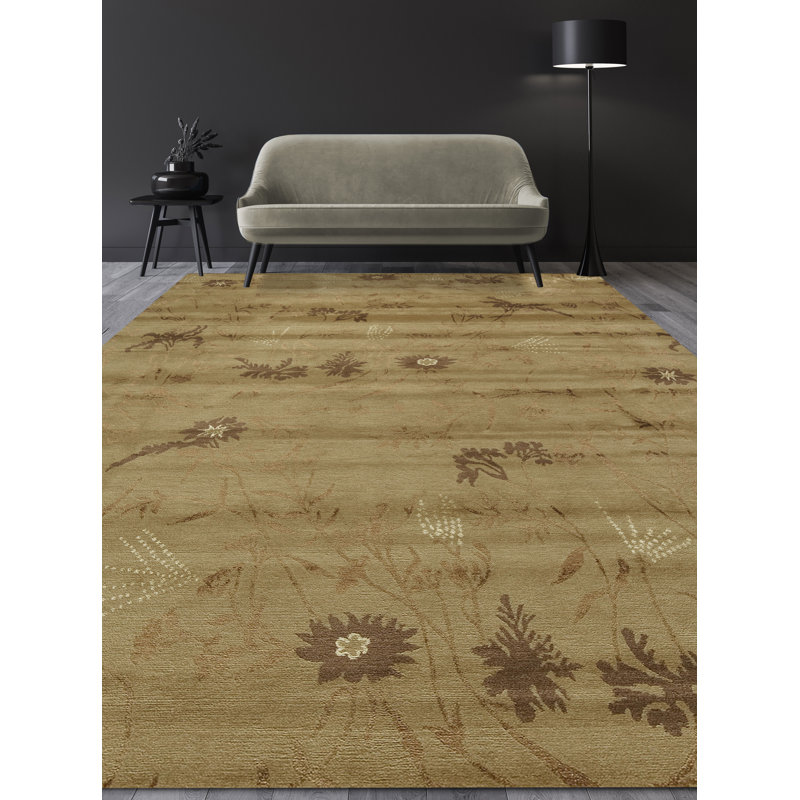 Floral Area Rug, Rectangle 4' x 6'