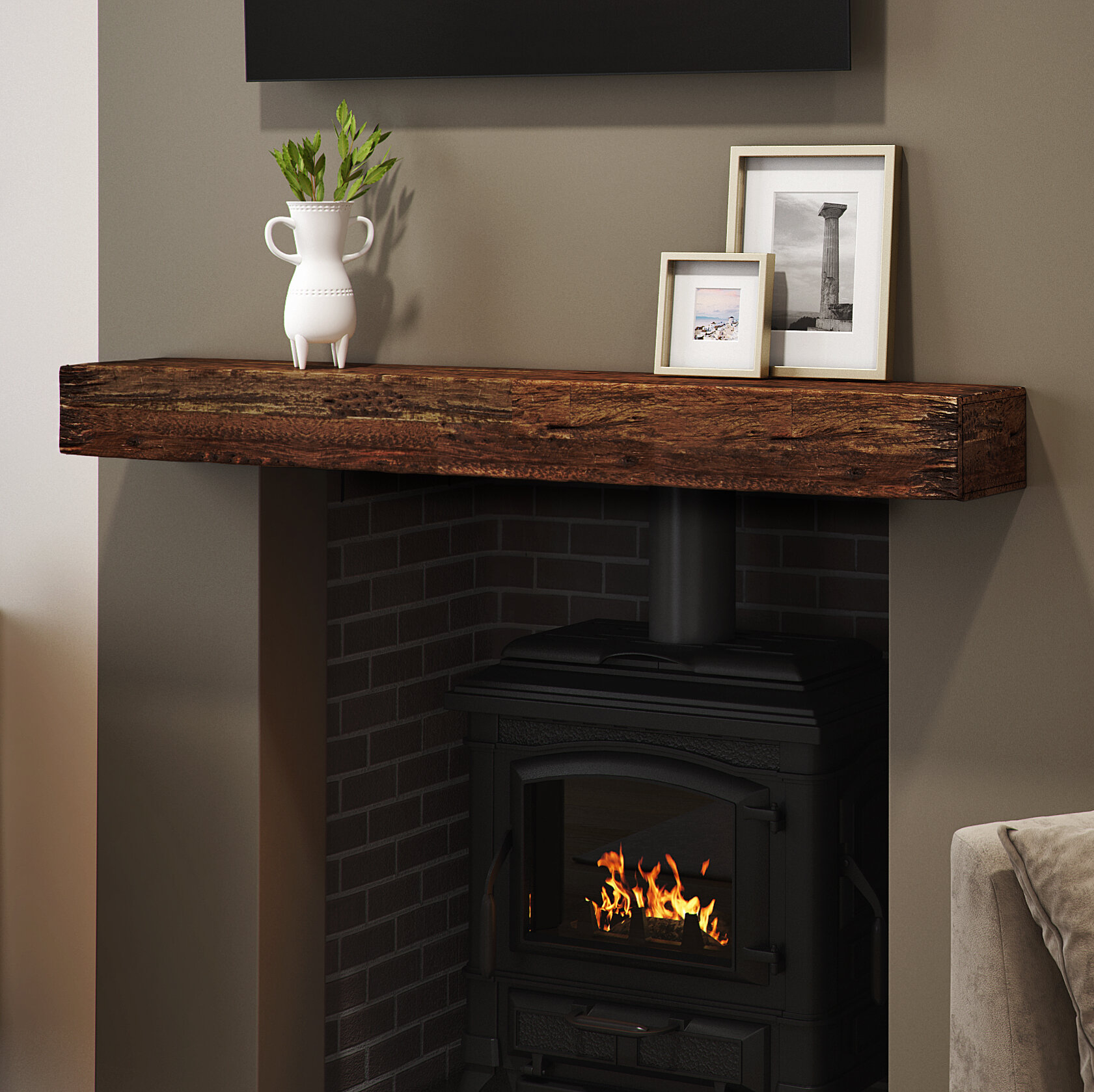 Loon Peak Senda Fireplace Shelf Mantel & Reviews - Wayfair Canada