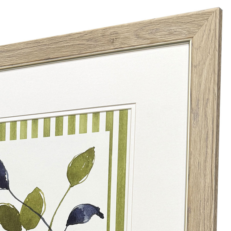 Retreat with Stripes Framed Art