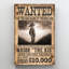 "Wanted For The High Crime Of Turning One" - 1 pièce, "Wanted For The High Crime Of Turning One", impression sur toile-88634752
