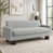 Boucle gris clair et bleu