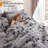 Fluffy Comforter Set Ultra Soft & Warm Faux Fur Comforter With Pillowcases For Winter-129492462-117192103
