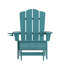 Chaise Adirondack en plastique toutes saisons avec repose-pieds Ayleah-207383508