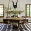 Lauren Liess Round Solid Oak Dining Table