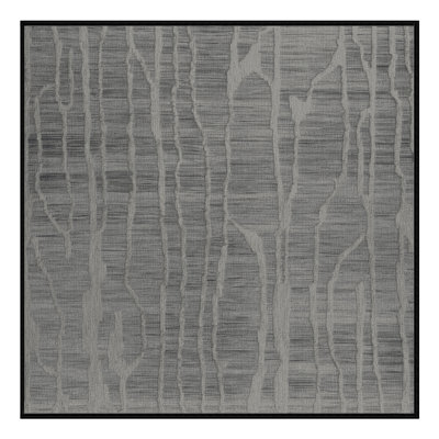 Machine Washable Abstract Gray Area Rug