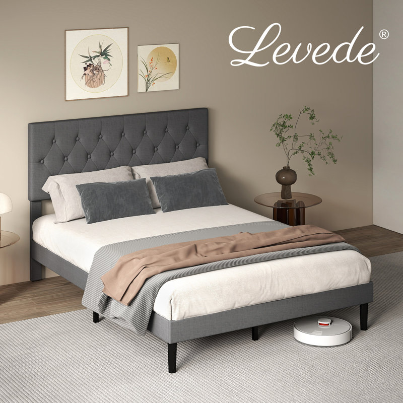 Upholstered Bed, Double (4'6)