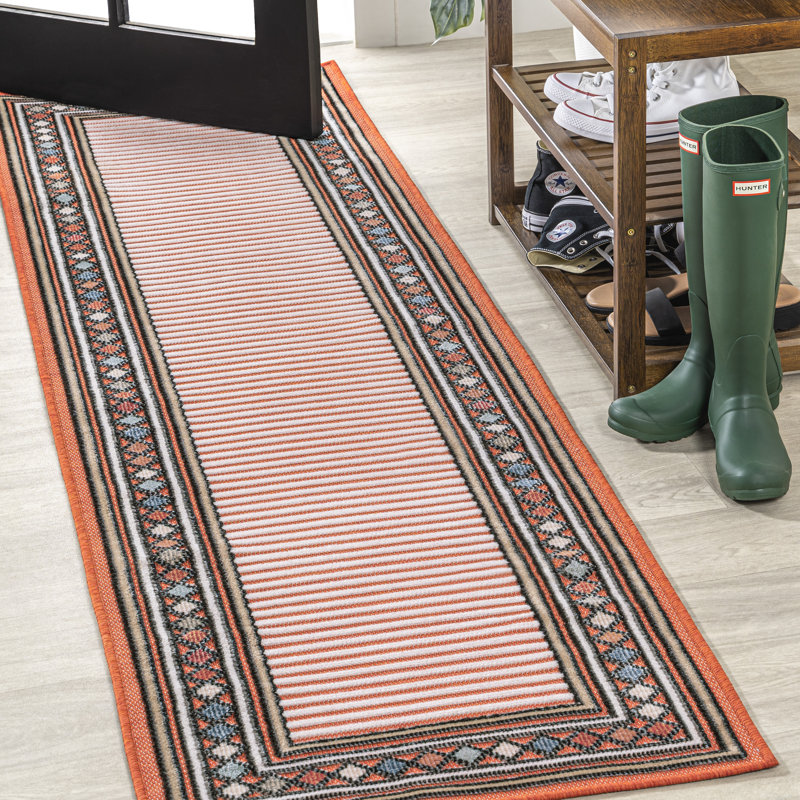 Tapis intérieur / extérieur Hermindo, Tapis de couloir 2 pi 2 po x 8 pi