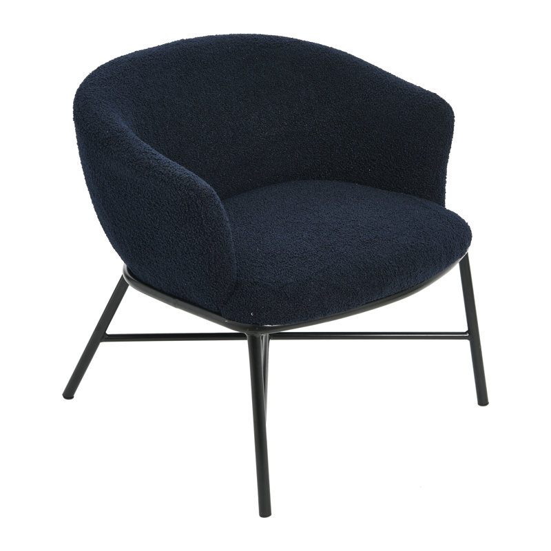 Shoko Upholstered Armchair, Blue