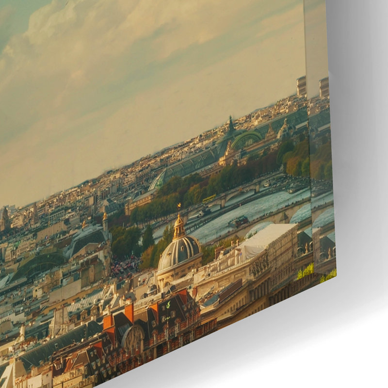 Art mural en verre épique «Mouse - I See London» par John Hovenstine, 16 po x 12 po