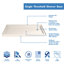 Ensemble de douche semi-sans cadre l 60 po x 74,75 po Visions-29345599-29345602