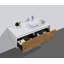 Ensemble de meuble-lavabo mural simple 48 po Leffler