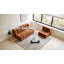 Orange Velvet Double Sofa, with High-Density Foam, Frame-Free Waffle Pattern Design Fast Dispatch From UK Warehouse – Dispatched Within 2 Days-1890236644