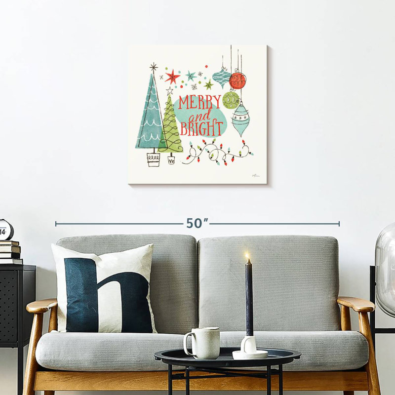 Lelend Retro Christmas VI, H 24 po x l 24 po