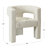 Brycie 28" W Boucle Square Armchair-389061422