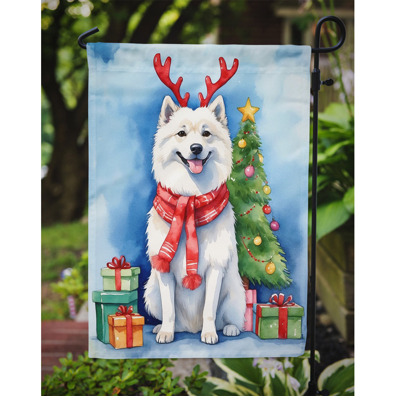 Drapeau de Noël renne de jardin, Esquimau américain