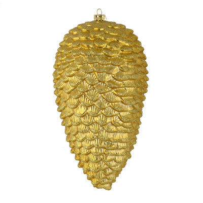 Matte Glitter Pinecone Christmas Ornament