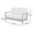 Harbour 52.25'' Wide Outdoor Loveseat with Cushions-68506455-127272267