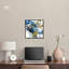 Ange, visite, toile carrée, art abstrait coloré par Art Remedy-104334649-104334642