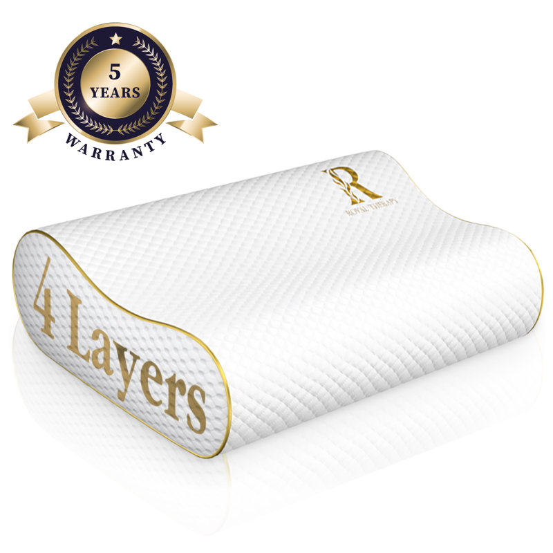 Memory Foam Medium Pillow, 20" x 30"