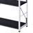 Tennos Black & Chrome Finish Bookshelf