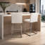 Tabourets de bar à hauteur de comptoir modernes pour îlot de cuisine, comptoir pour restaurant, salle à manger et bureau, ensemble de 2-129998392-129998393