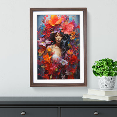 Wildflowers Informel No.2 - Framed Print