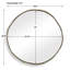  Lowen Round Brass Mirror-208780320