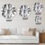 Horloge murale rétro en bambou monochrome rétro IV-60281245