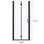 Rossana 32'' W x 72'' H Framed Shower Door with Clear Glass