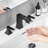 2-handle Bathroom Faucet with Drain Assembly