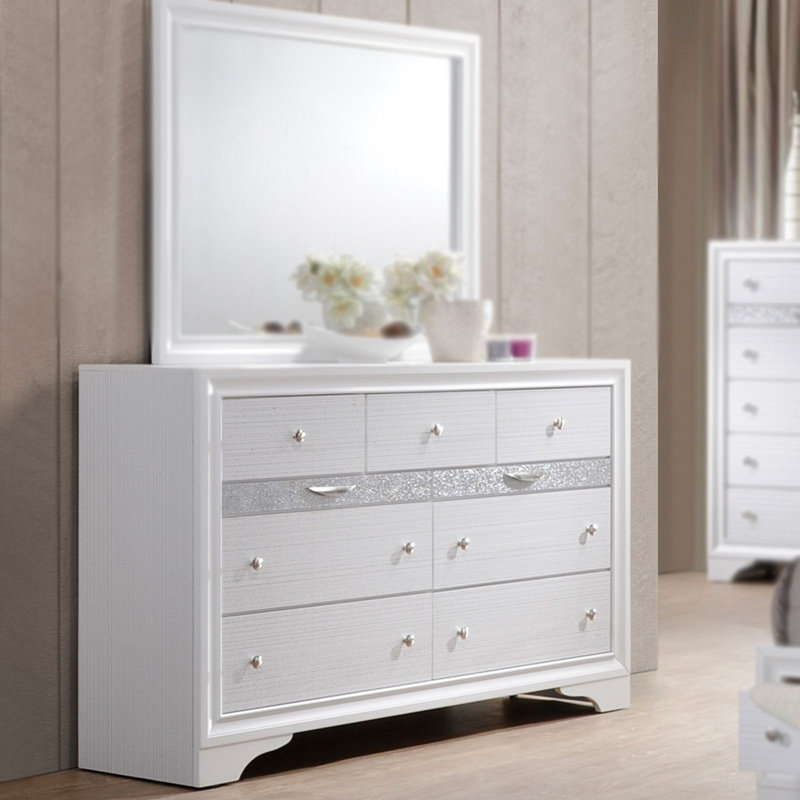 Commode double 9 tiroirs Minya