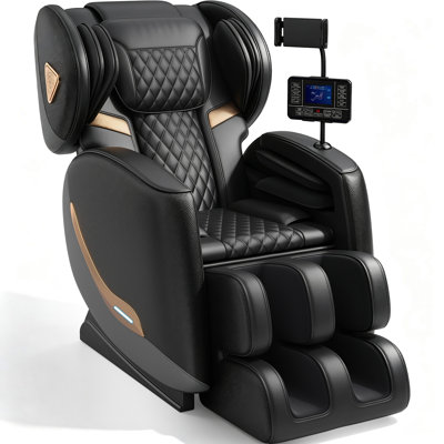 Massage Chair Full Body and Recliner, Zero Gravity Fabric 1 Piece Recliner Chair Blue Reclining Function