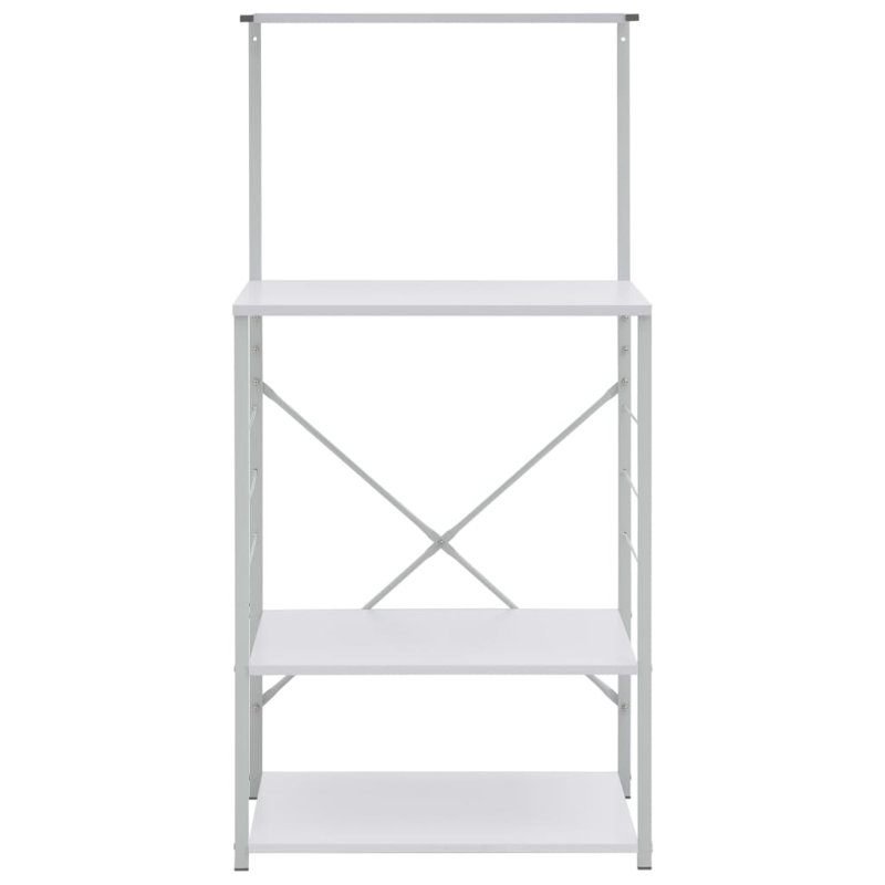 Charnley 60cm W Metal Shelving Unit, Black/Oak